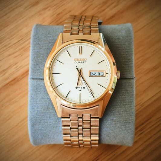 Seiko Quartz Type II JDM Gold Day Date