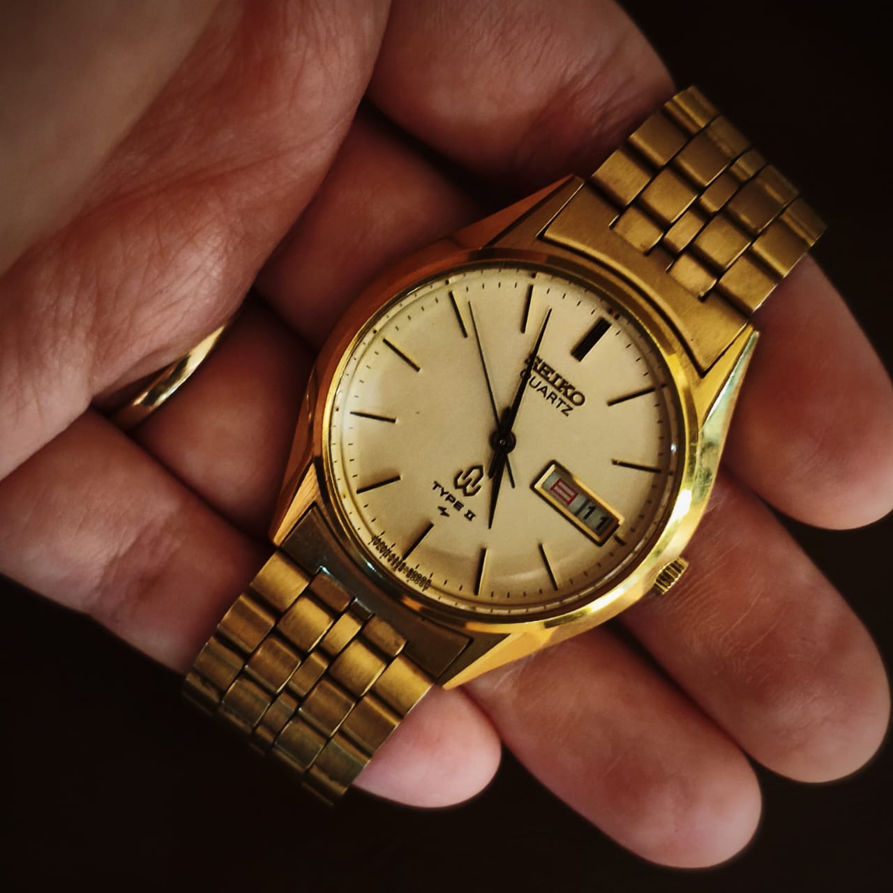 Seiko Quartz Type II JDM Gold Day Date