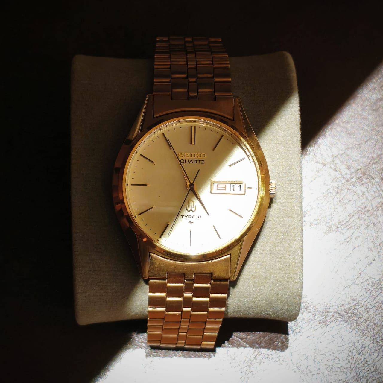 Seiko Quartz Type II JDM Gold Day Date