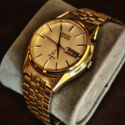 Seiko Type II Quartz 4336-8000 Gold Tone