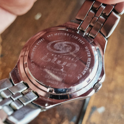 Fossil Blue Moonphase BQ-9138 Blue Sunburst