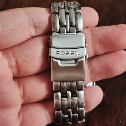 Fossil Blue Moonphase BQ-9138 Blue Sunburst