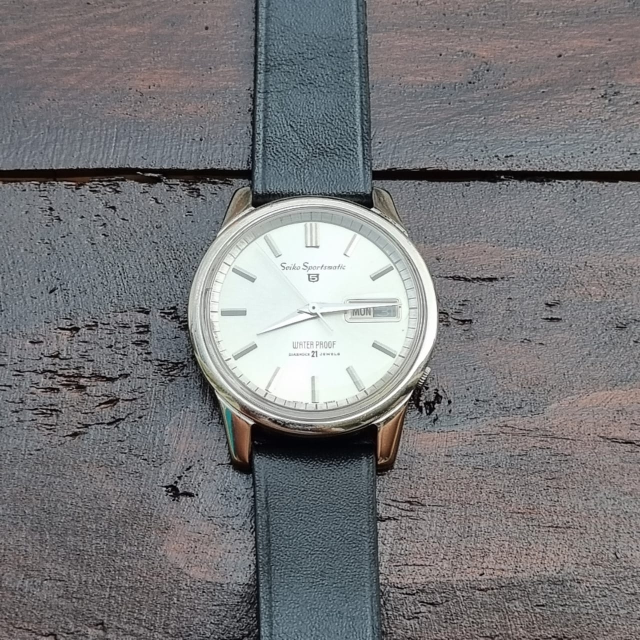 Seiko 5 Sportsmatic 6619-7980 Dialshock 21 Jewels