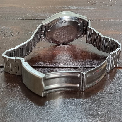 Seiko 5 Actus SS 6106-8760 Cyan Aqua Blue Sunburst Dial