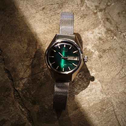 Seiko Automatic 2706-0250 Green Sunburst Dial