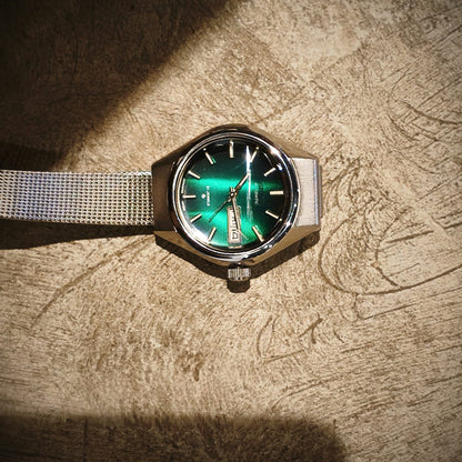 Seiko Automatic 2706-0250 Green Sunburst Dial