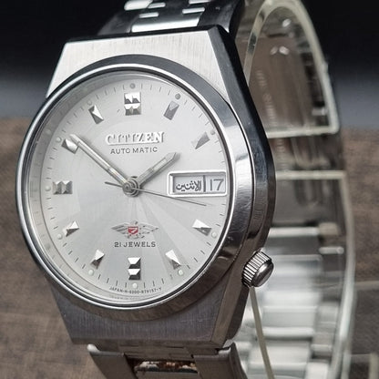 Citizen Eagle 7 4-R18002 Silver Sunburst