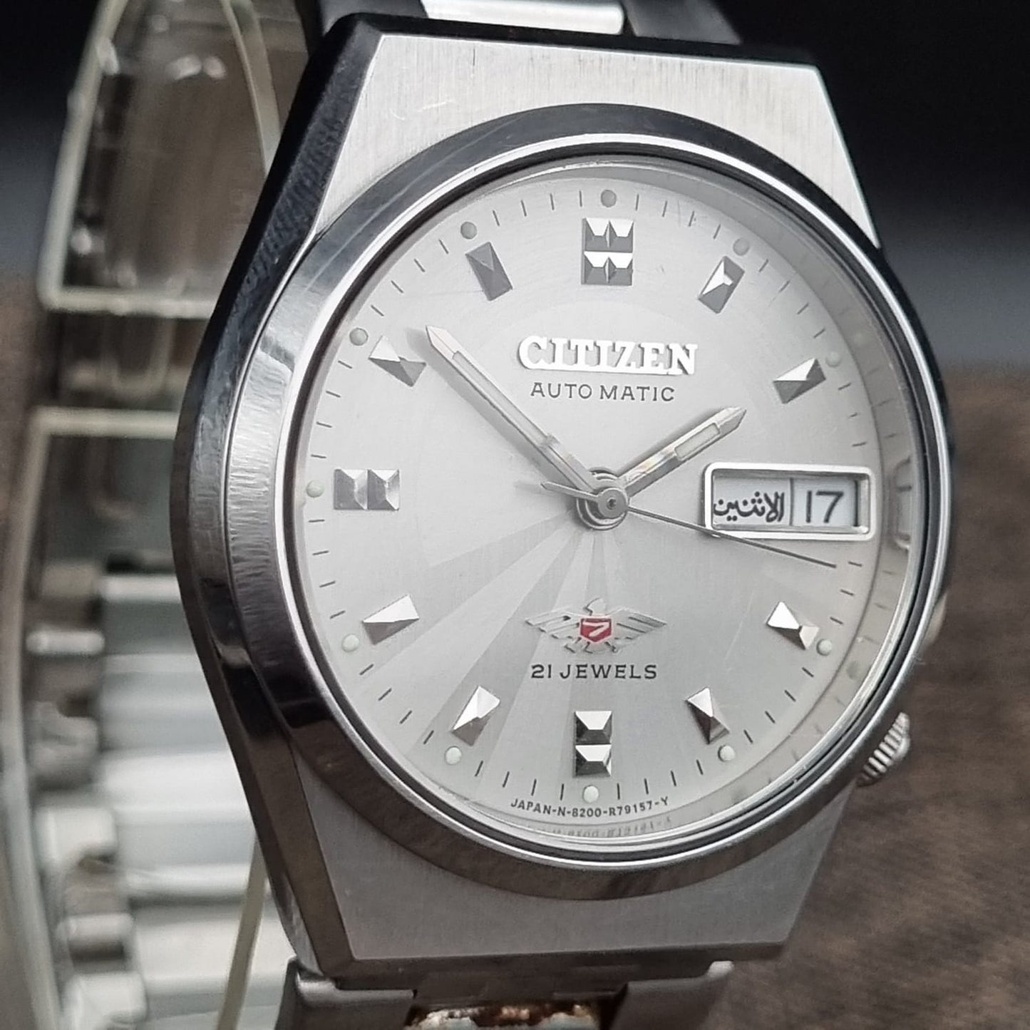 Citizen Eagle 7 4-R18002 Silver Sunburst
