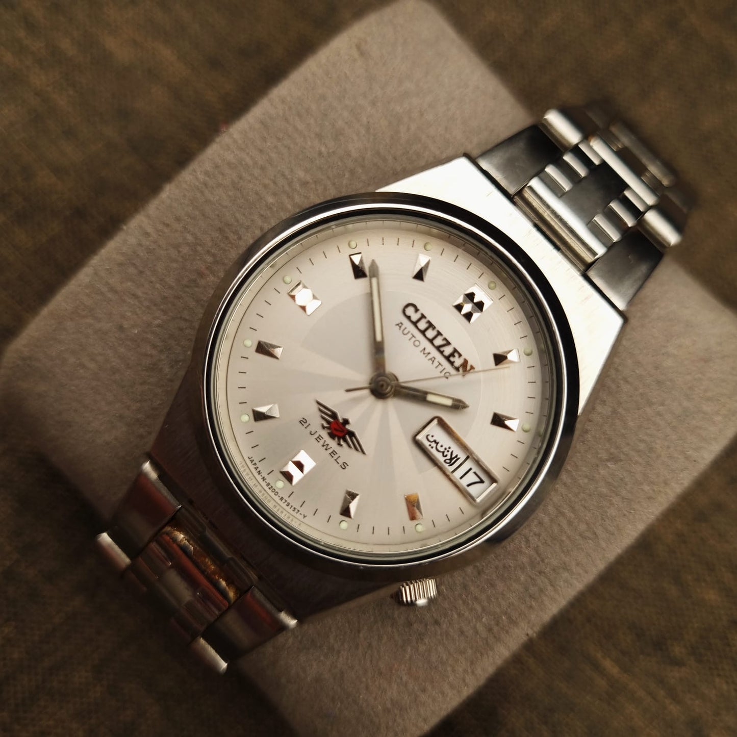 Citizen Eagle 7 4-R18002 Silver Sunburst