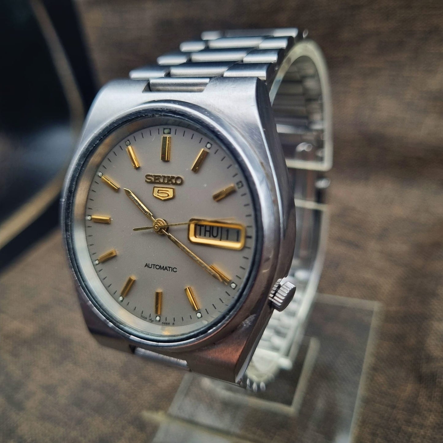 Seiko 5 Automatic 7009-3130 Grey Dial