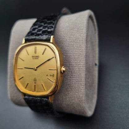 Seiko Quartz Tank 7820-5150 Gold Tone Dial