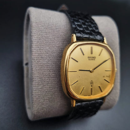 Seiko Quartz Tank 7820-5150 Gold Tone Dial