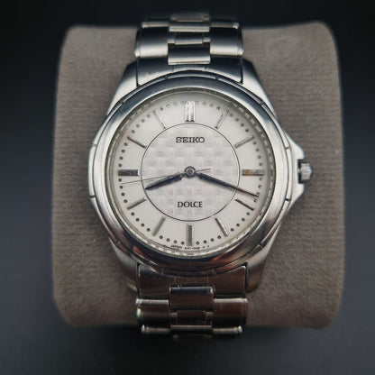 Seiko Dolce Quartz 8J41-0AF0 Texture Carbon Dial