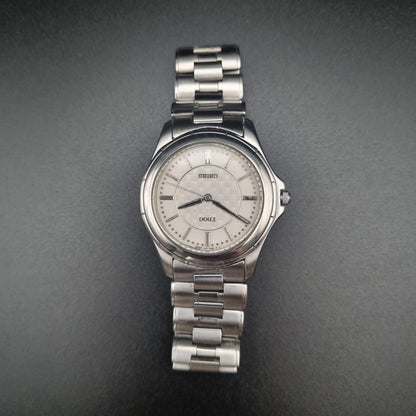 Seiko Dolce Quartz 8J41-0AF0 Texture Carbon Dial