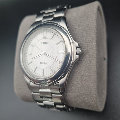 Seiko Dolce Quartz 8J41-0AF0 Texture Carbon Dial