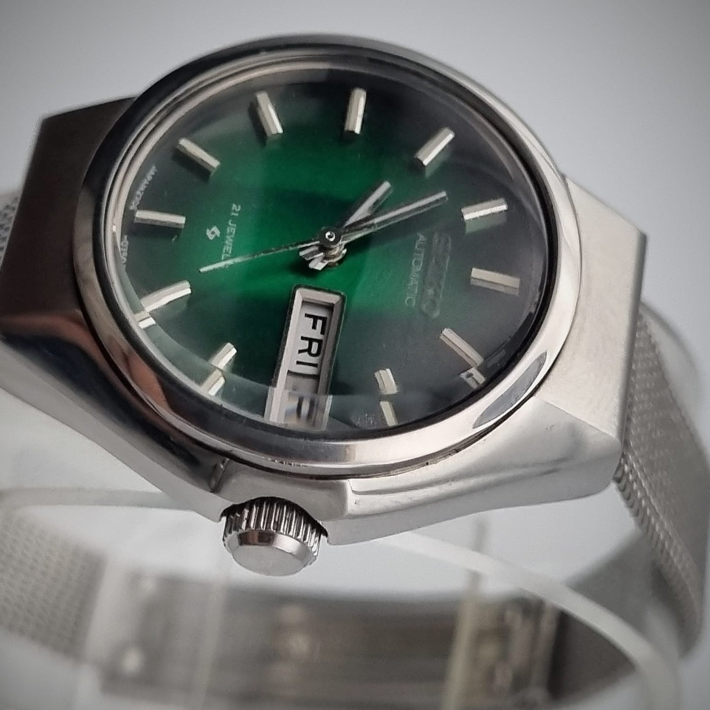 Seiko Automatic 2706-0250 Green Sunburst Dial