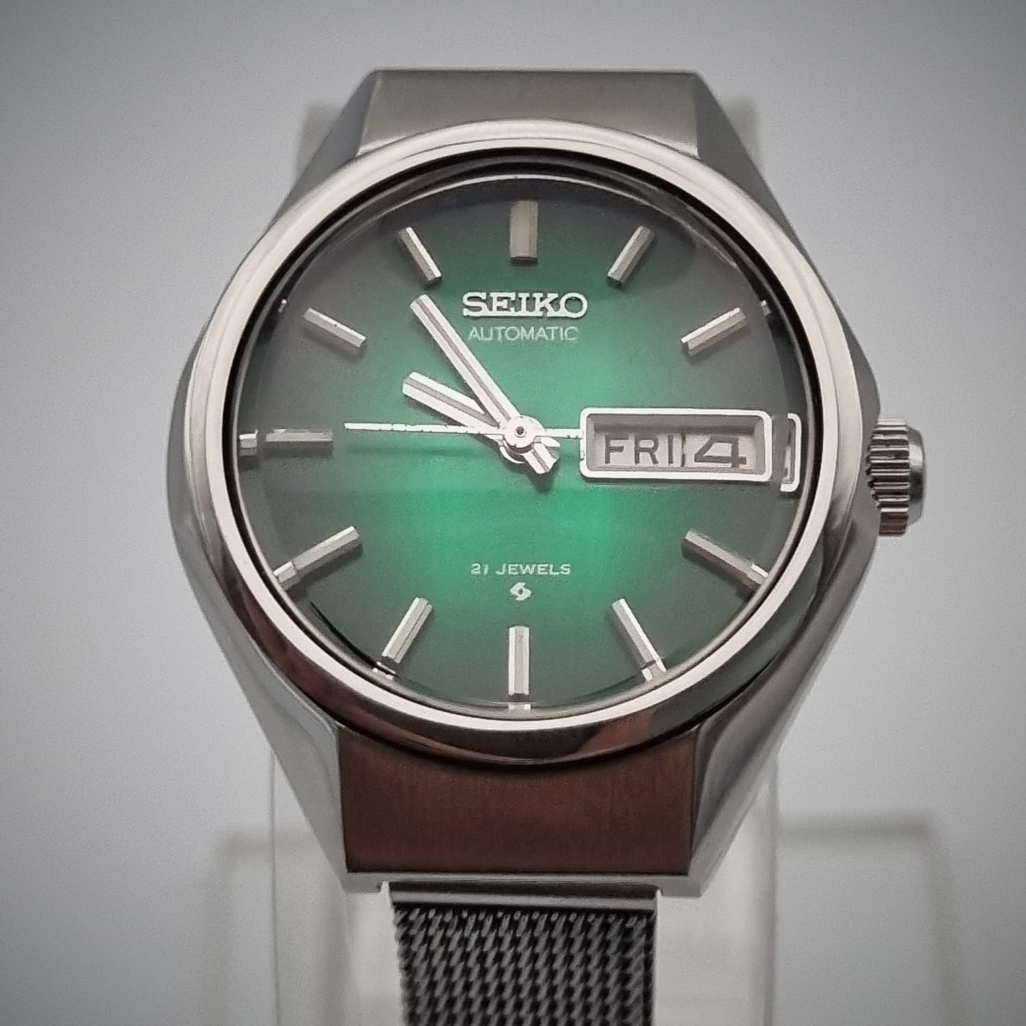 Seiko Automatic 2706-0250 Green Sunburst Dial