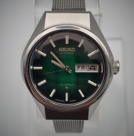 Seiko Automatic 2706-0250 Green Sunburst Dial