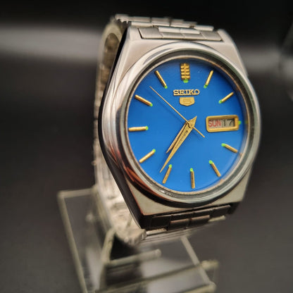 Seiko 5 Automatic 7009-8760 Blue Dial