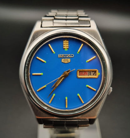Seiko 5 Automatic 7009-8760 Blue Dial