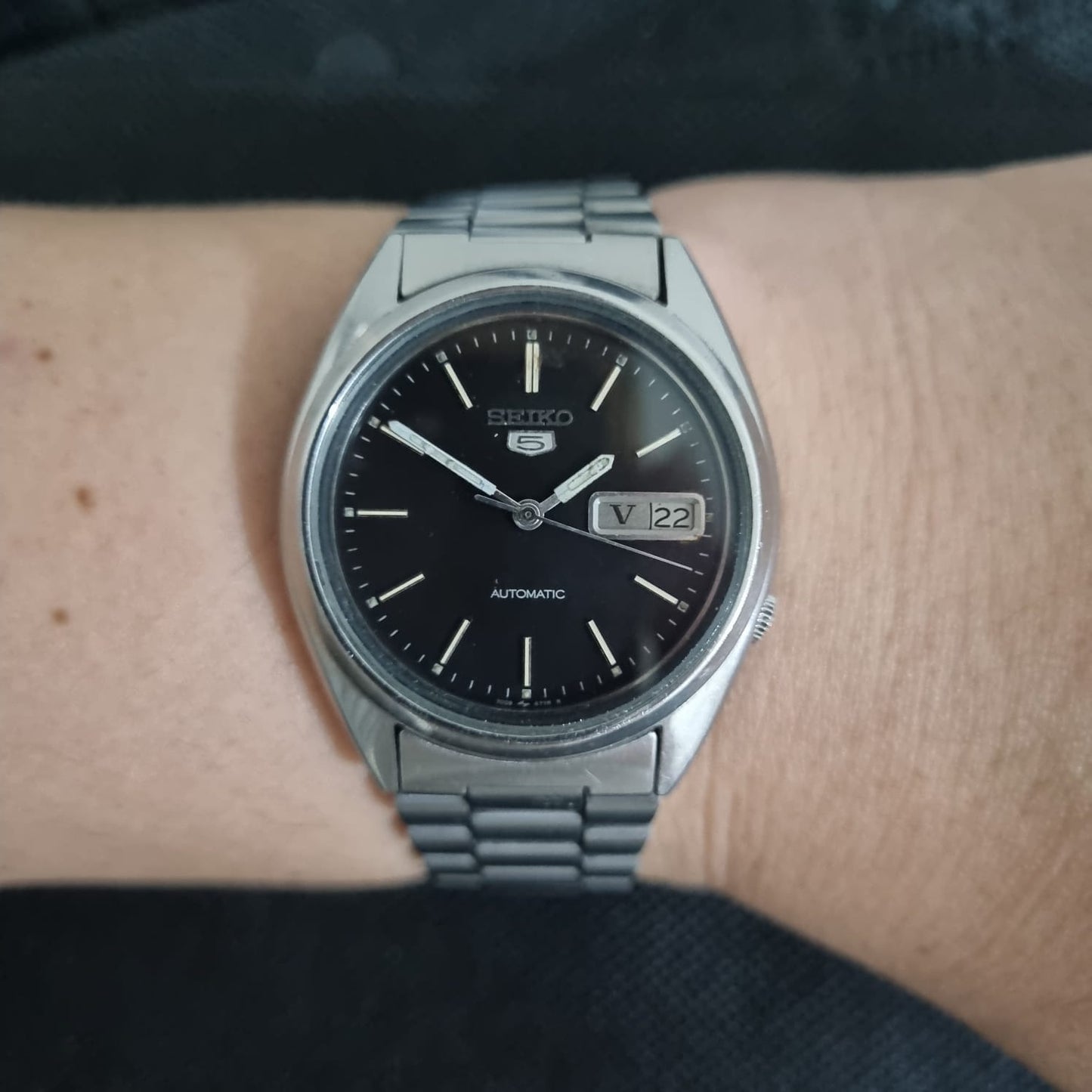 Seiko 5 Automatic 7009-3040 Black Dial