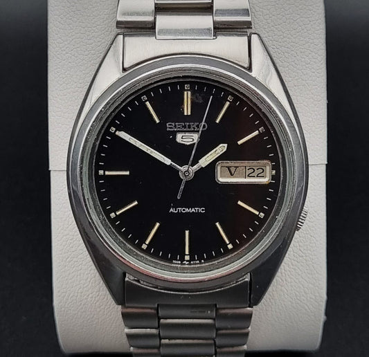 Seiko 5 Automatic 7009-3040 Black Dial