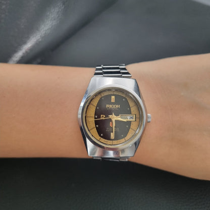Ricoh Vintage Ricoh Crystal 21 Jewels Automatic Aging Dial