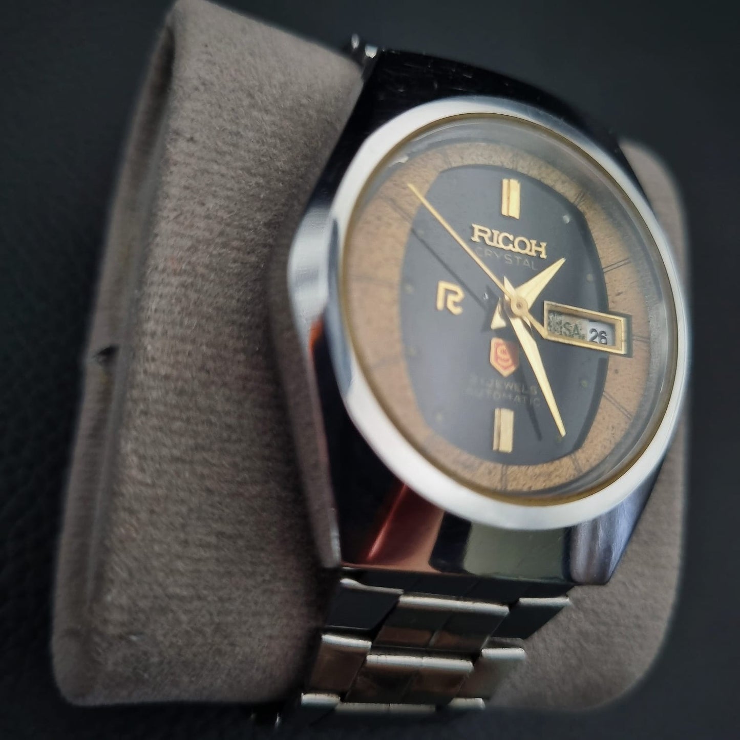 Ricoh Vintage Ricoh Crystal 21 Jewels Automatic Aging Dial