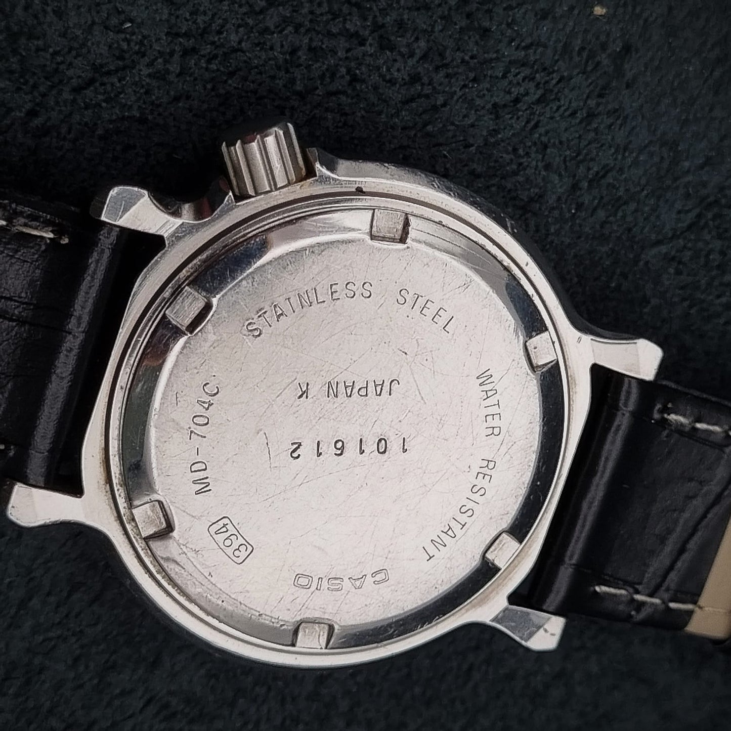 Casio Divers Quartz MD-704C White Lume Dial