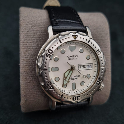 Casio Divers Quartz MD-704C White Lume Dial