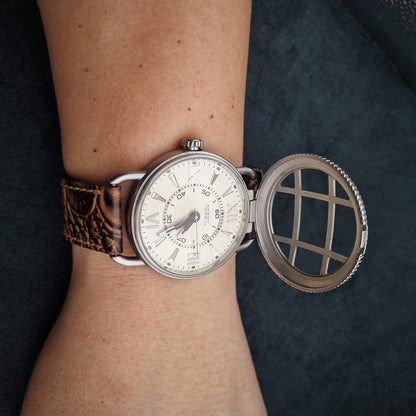 Fossil Vintage Reproduction Quartz  FS-4473 Analog  Off White Dial