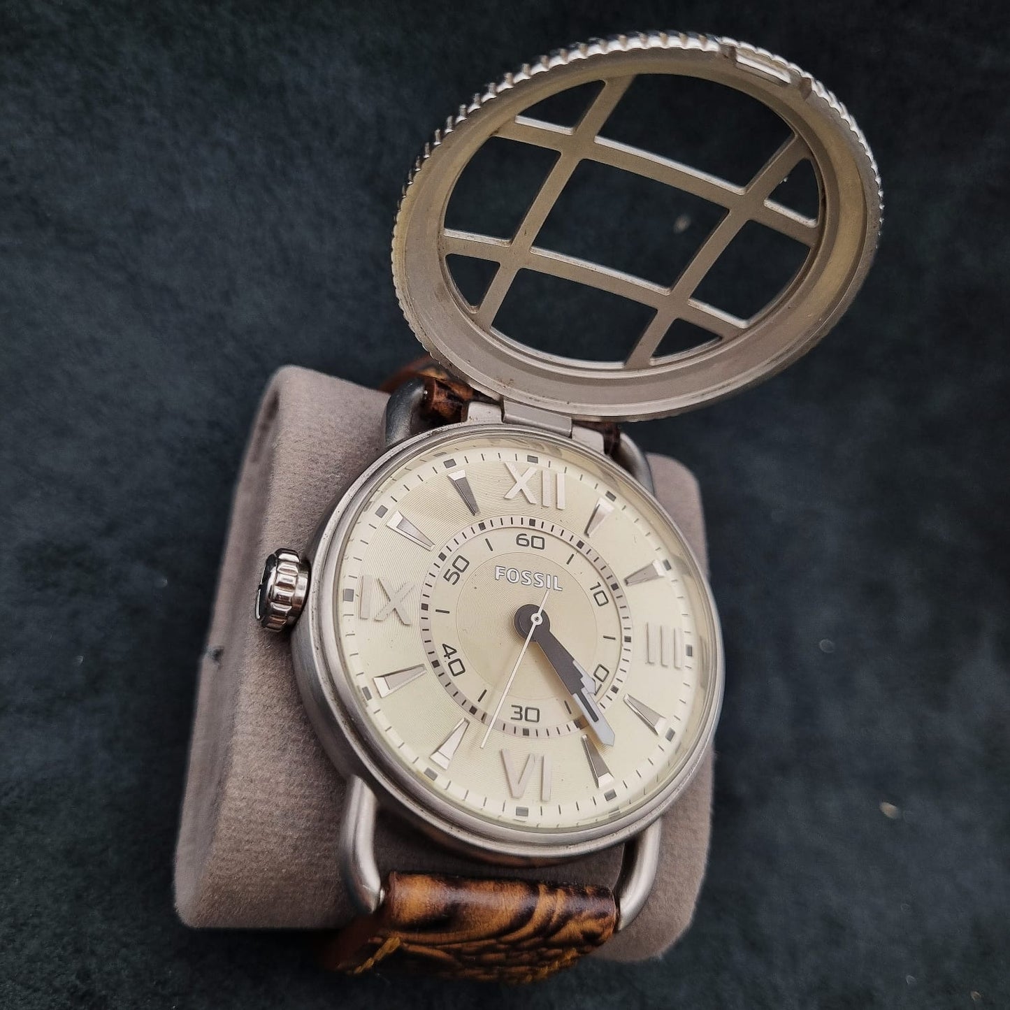 Fossil Vintage Reproduction Quartz  FS-4473 Analog  Off White Dial