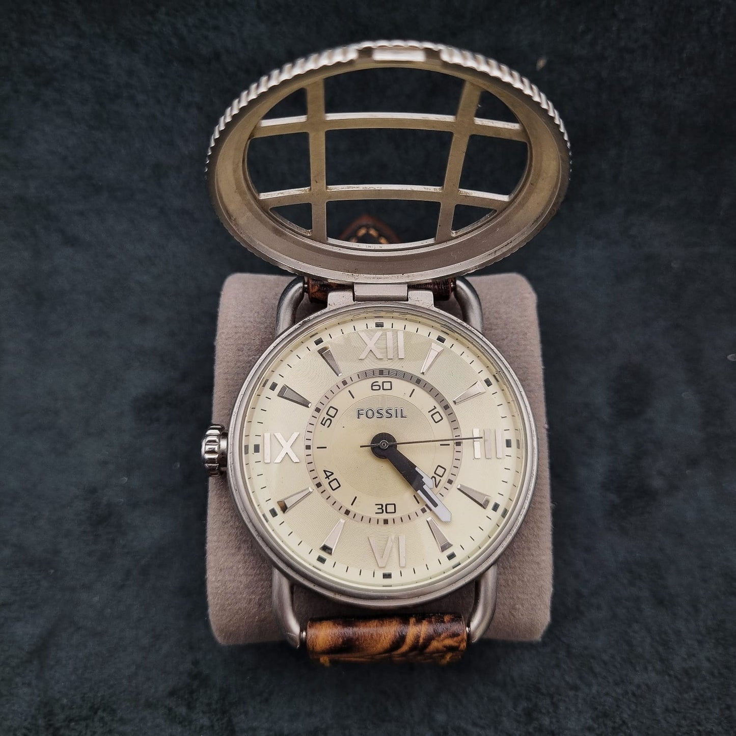 Fossil Vintage Reproduction Quartz  FS-4473 Analog  Off White Dial