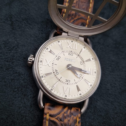 Fossil Vintage Reproduction Quartz  FS-4473 Analog  Off White Dial
