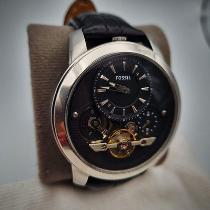 Fossil Twist Hybrid Automatic ME1113 Black Stainless Steel