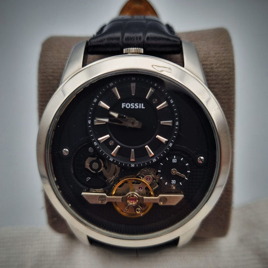 Fossil Twist Hybrid Automatic ME1113 Black Stainless Steel