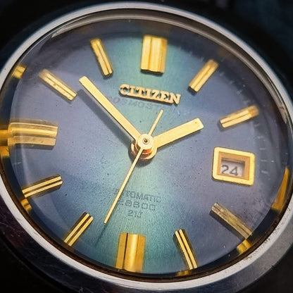 Citizen Cosmostar V2 Automatic 28800 21 Jewels Teal Sunburst
