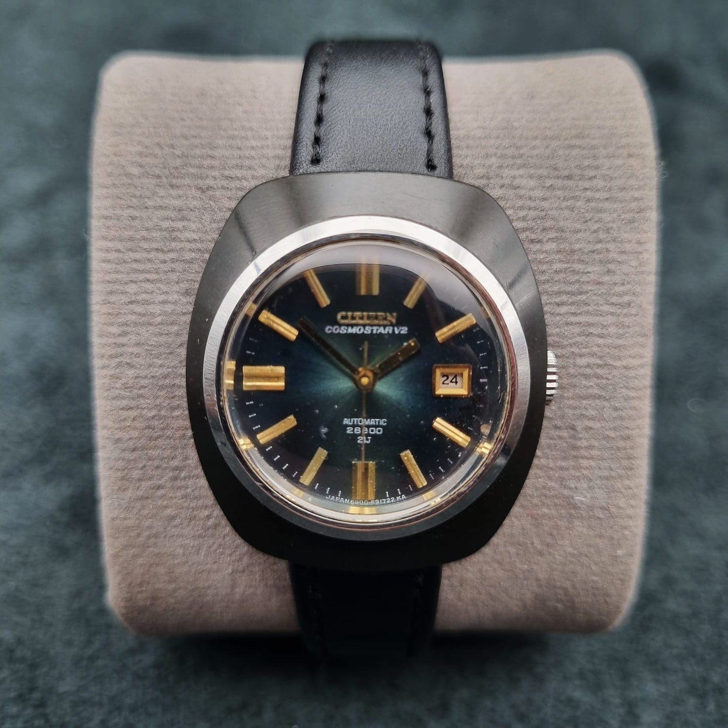 Citizen Cosmostar V2 Automatic 28800 21 Jewels Teal Sunburst