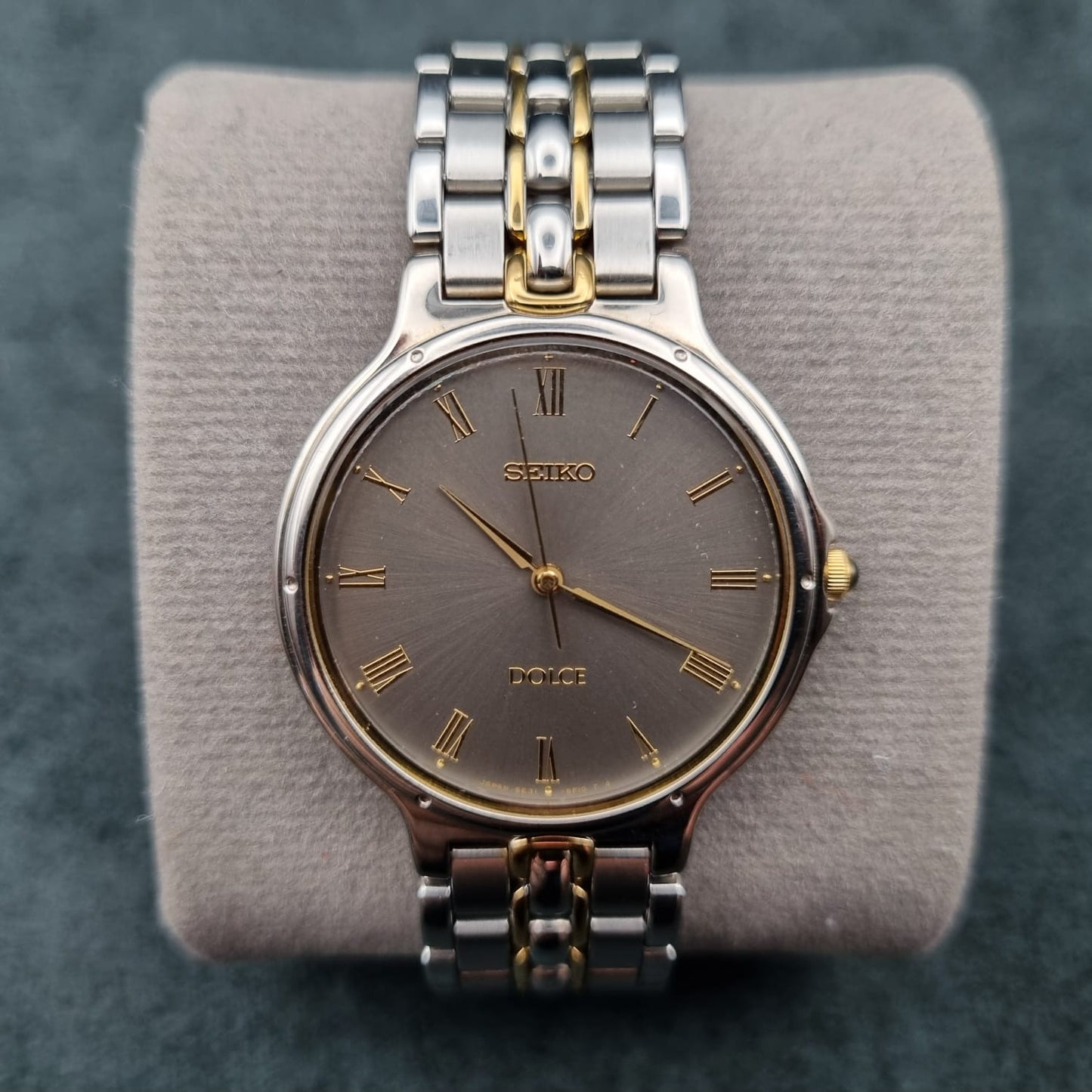 Seiko Dolce 5E31-6E50 Dark Grey Two Tone