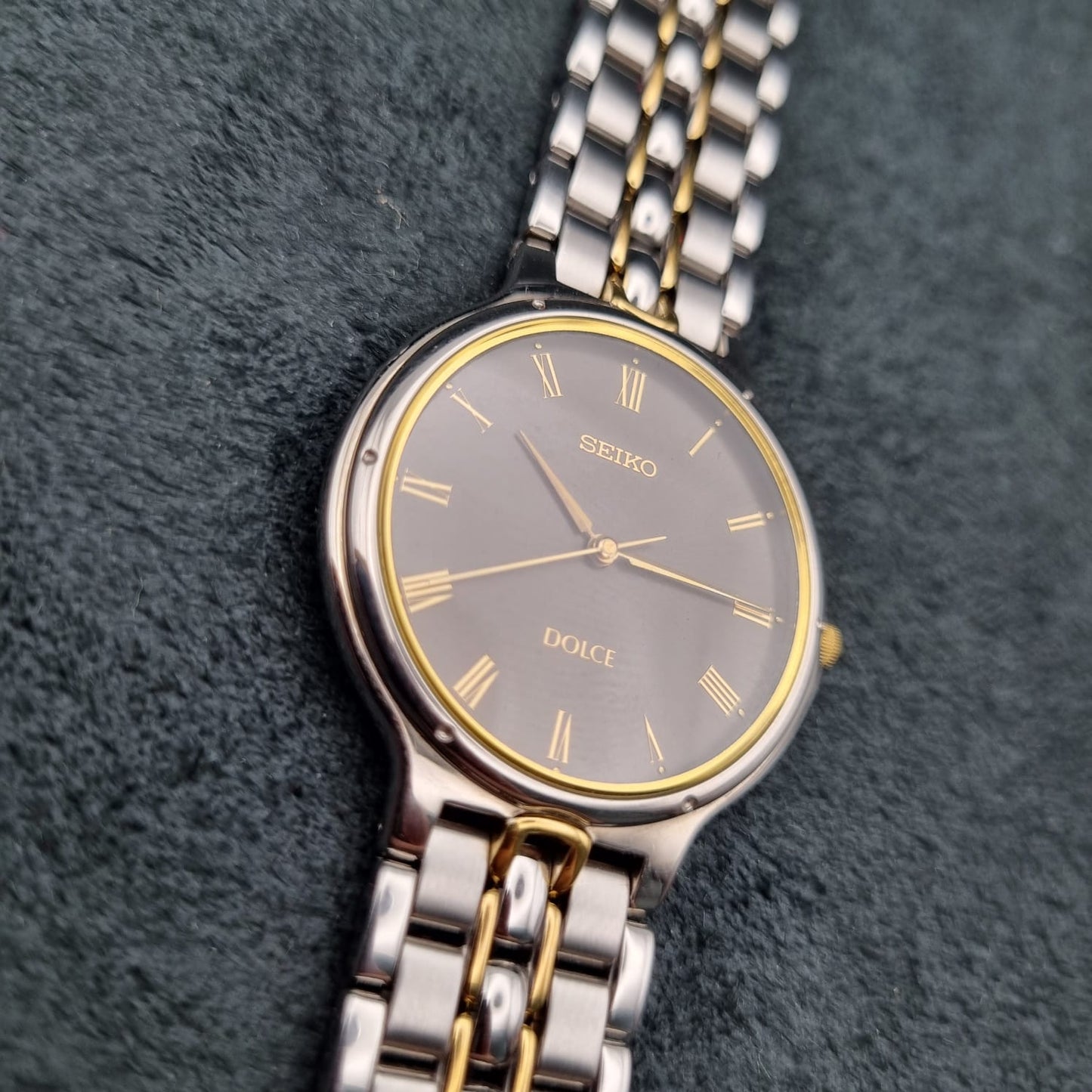 Seiko Dolce 5E31-6E50 Dark Grey Two Tone