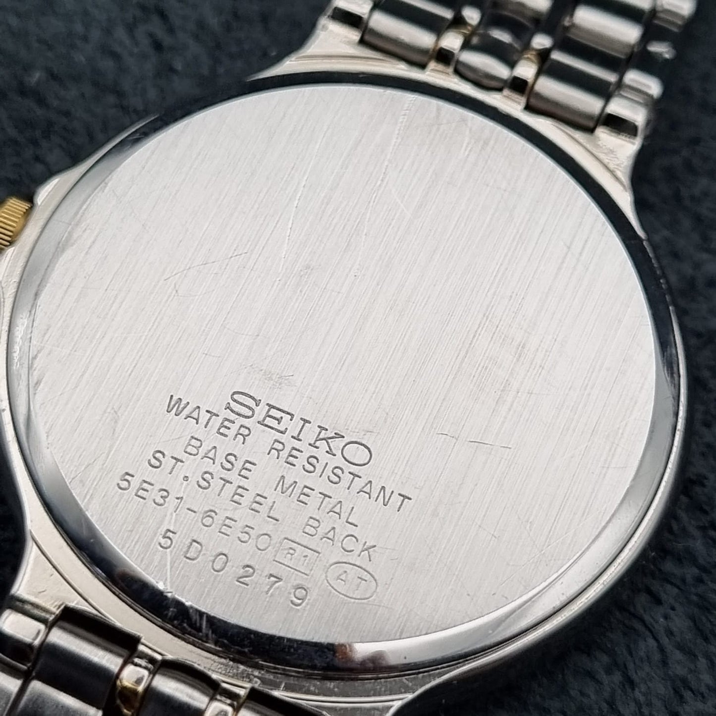 Seiko Dolce 5E31-6E50 Dark Grey Two Tone