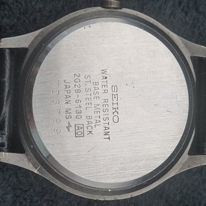 Seiko Avenue Sub Dial Vintage Quartz 2G28-6130 White Dial