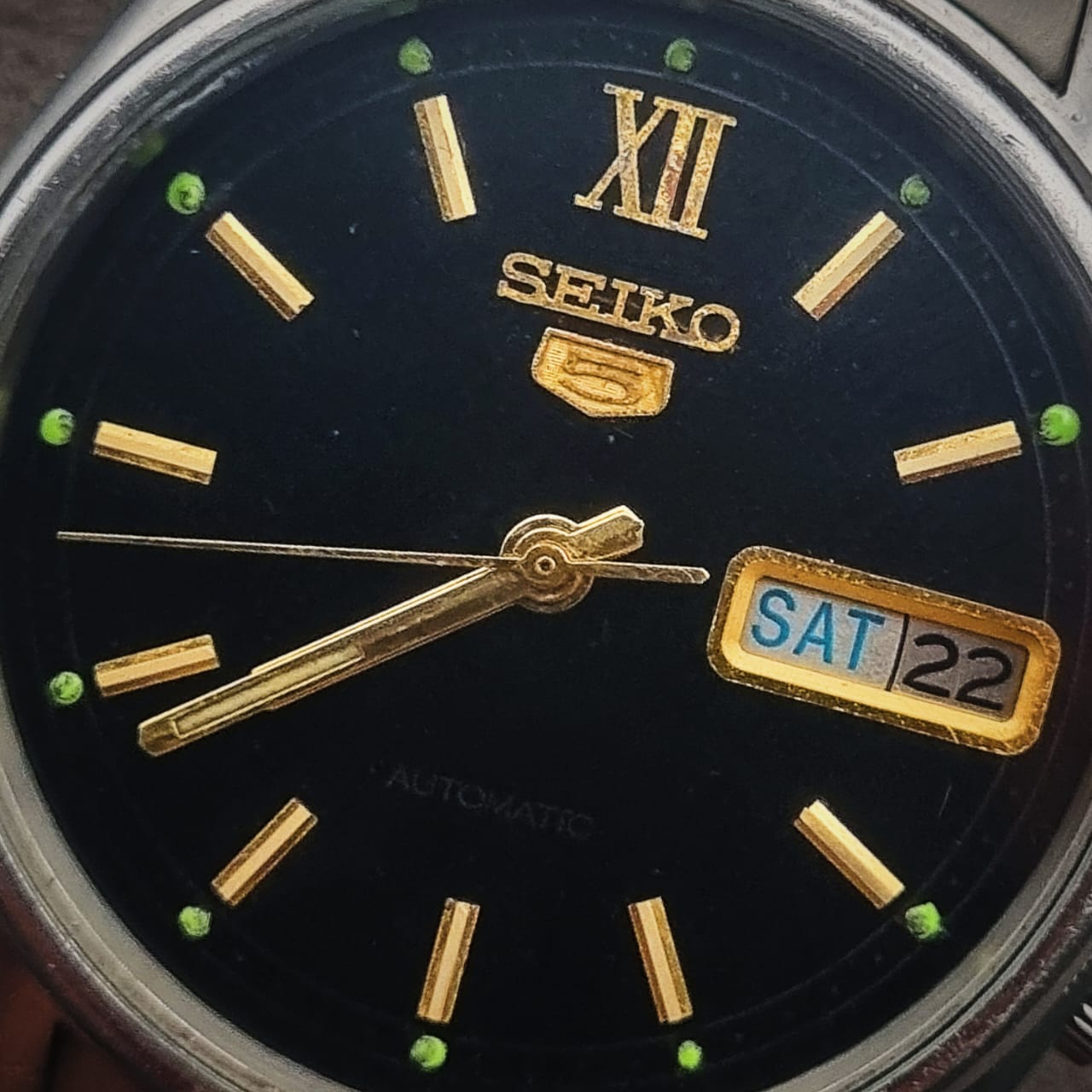 Seiko 5 Automatic 7009-3040 Black Dial