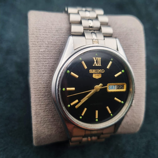 Seiko 5 Automatic 7009-3040 Black Dial