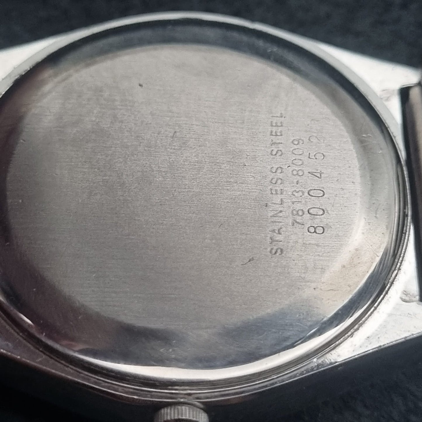 Seiko Quartz SQ 7813-8009 White Textured Dial