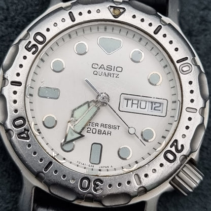 Casio Divers Quartz MD-704C White Lume Dial