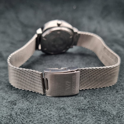 1970 Seiko Lord Matic LM 5606-5010 Cushion Shape Black Dial