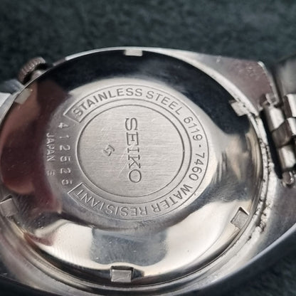 Seiko 5 Automatic 6119-7460 Vintage Deep Blue Sunburst