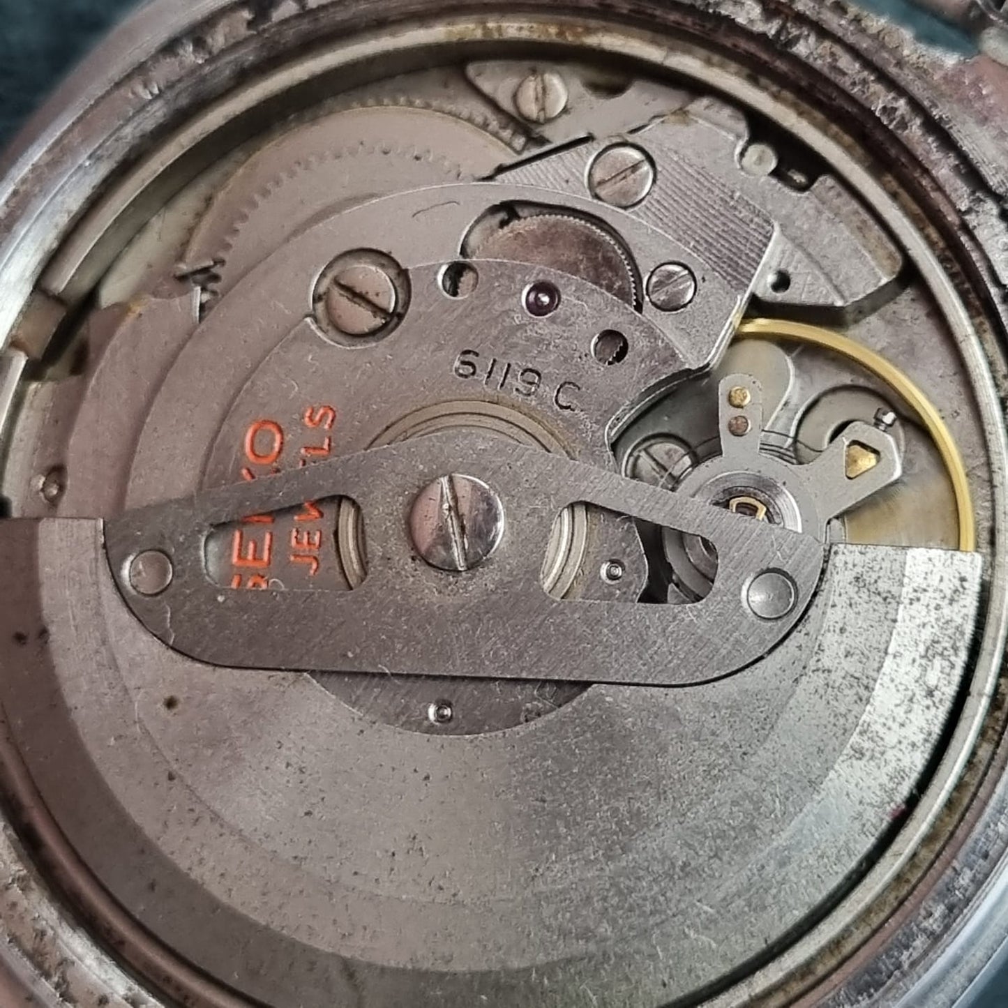 Seiko 5 Automatic 6119-7460 Vintage Deep Blue Sunburst