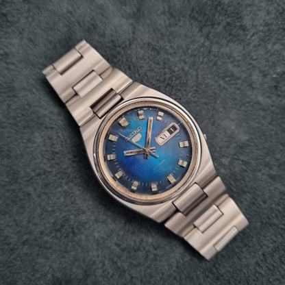 Seiko 5 Automatic 6119-7460 Vintage Deep Blue Sunburst